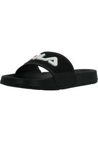 Klapki Fila Model Ffm0411 Kolor Czarny. Okazja: na co dzień. Kolor: czarny. Materiał: guma, syntetyk, materiał. Sport: pływanie, fitness