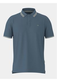 Selected Homme Polo 16087840 Niebieski Regular Fit. Typ kołnierza: polo. Kolor: niebieski. Materiał: bawełna