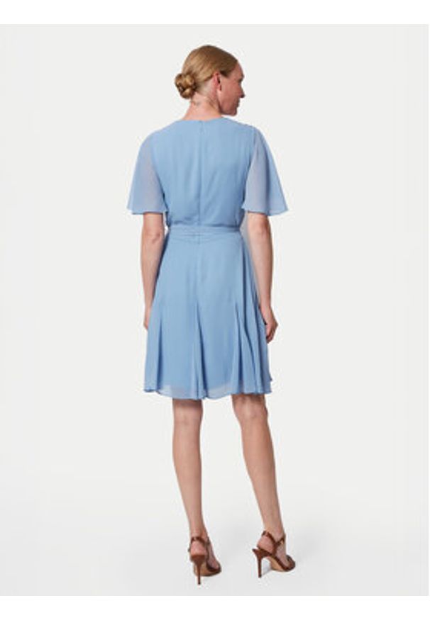 Lauren Ralph Lauren - LAUREN RALPH LAUREN Sukienka koktajlowa 250938944003 Niebieski Regular Fit. Kolor: niebieski. Materiał: syntetyk. Styl: wizytowy