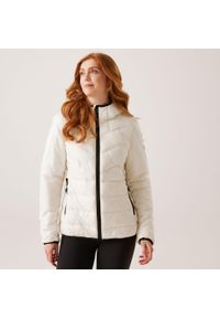 Regatta - Kurtka turystyczna damska Heatherly pikowana. Kolor: biały. Materiał: puch. Sezon: zima. Sport: turystyka piesza #1