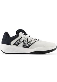 Buty męskie New Balance MCH696W6 – białe. Kolor: biały. Materiał: materiał, syntetyk, guma. Szerokość cholewki: normalna. Sport: tenis, fitness