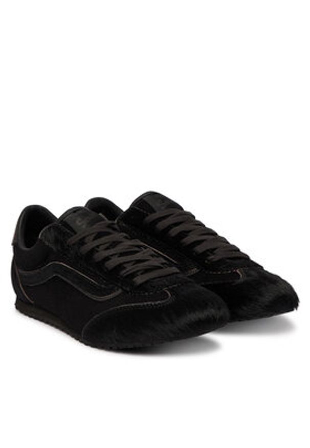 Vans Sneakersy Super Lowpro VN000D83CJK1 Czarny. Kolor: czarny. Materiał: zamsz, skóra