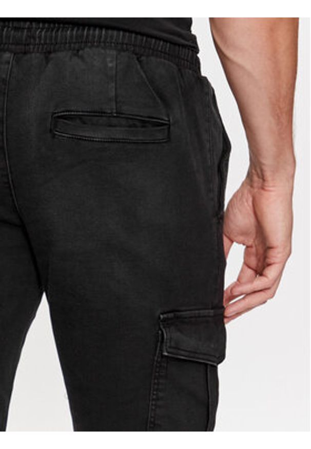 Only & Sons Spodnie materiałowe 22027398 Czarny Regular Fit. Kolor: czarny. Materiał: bawełna