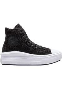 Adidasy Converse Ctas Move Hi, Kobiety. Kolor: czarny. Materiał: materiał