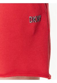 DKNY Sport Szorty sportowe DP2S5012 Czerwony Classic Fit. Kolor: czerwony. Materiał: syntetyk #4