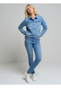 Big-Star - Spodnie jeans damskie Adela Straight 160. Kolor: niebieski. Styl: klasyczny #7