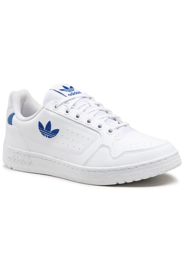 Adidas - Buty adidas Ny 90 FZ2247 Ftwwht/Royblu/Ftwwht. Kolor: biały. Materiał: skóra