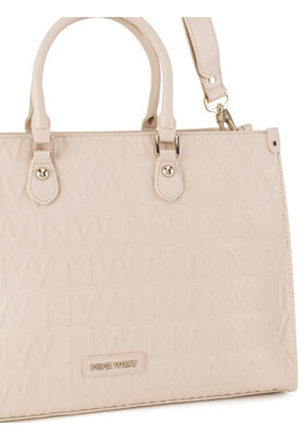 Nine West Torebka LX10044 Beżowy. Kolor: beżowy