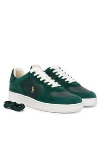 Polo Ralph Lauren Sneakersy 809973705001 Zielony. Kolor: zielony. Materiał: skóra, zamsz #5