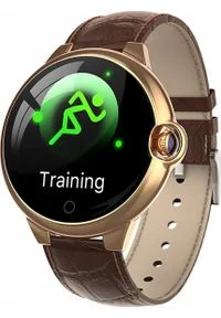 GARETT - Smartwatch Garett Karen Brązowy (ATGTTZABKARBRSK). Rodzaj zegarka: smartwatch. Kolor: brązowy