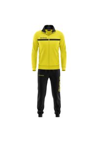 Givova Tuta Full Zip L: Oddychający garnitur treningowy. Kolor: wielokolorowy, czarny. Sport: fitness