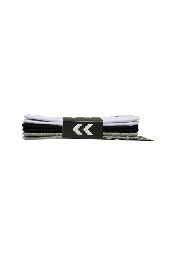 Zestaw 6-pak skarpetki stopki Hummel Chevron NO SHOW SOCKS. Kolor: biały, wielokolorowy, czarny, szary