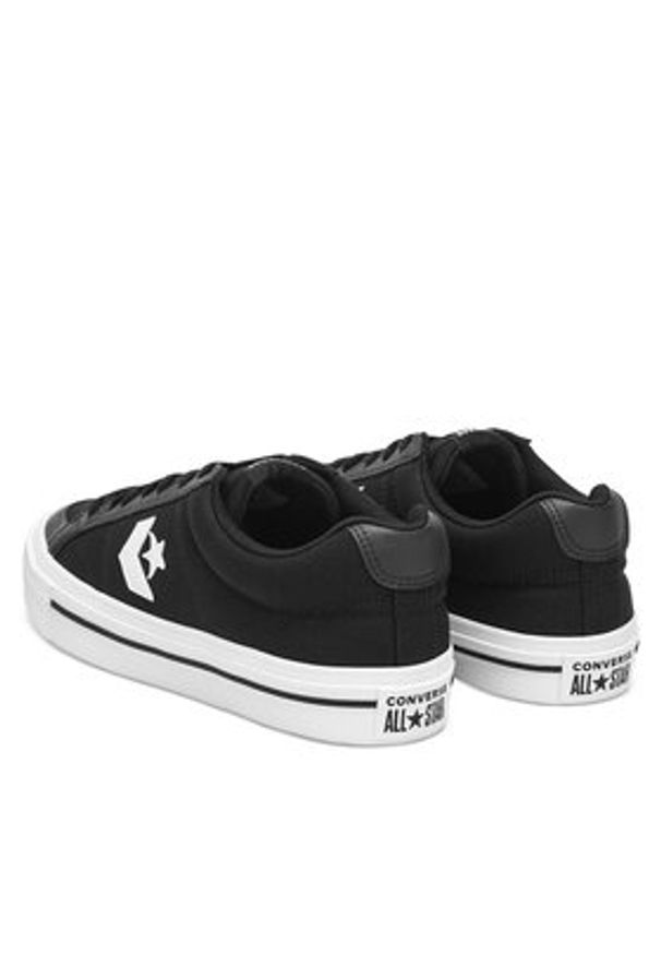 Converse Trampki Sport Casual A10547C Czarny. Okazja: na co dzień. Kolor: czarny. Materiał: materiał. Styl: sportowy, casual