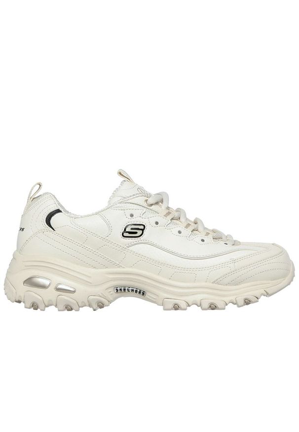 skechers - Buty damskie Skechers D'Lites Fresh Start 11931OFWT - beżowe. Zapięcie: sznurówki. Kolor: beżowy. Materiał: guma, skóra. Szerokość cholewki: normalna. Model: Skechers Sport