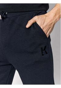 Karl Lagerfeld - KARL LAGERFELD Spodnie dresowe 705893 500900 Granatowy Regular Fit. Kolor: niebieski. Materiał: bawełna #5
