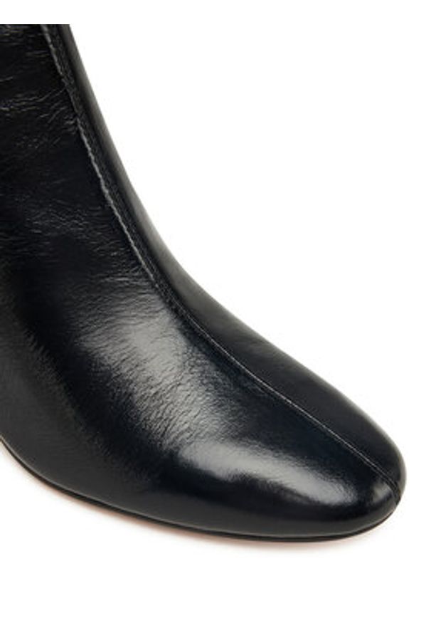 Nokwol Botki Alyssa Czarny. Kolor: czarny. Materiał: skóra