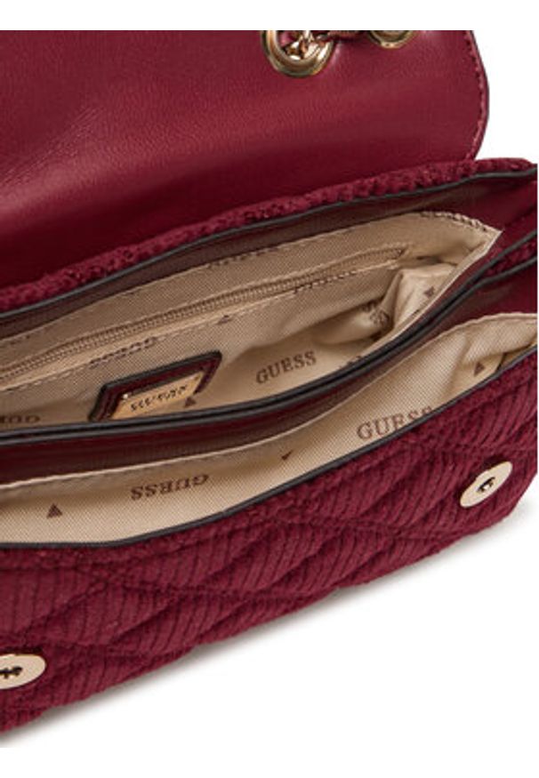 Guess Torebka Giully II Mini HWCG96 73740 Bordowy. Kolor: czerwony