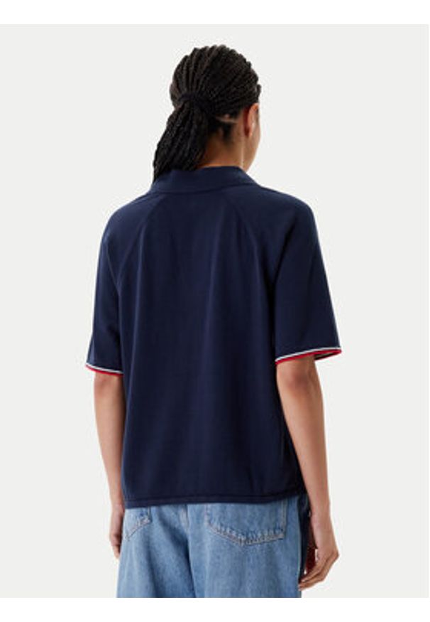 TOMMY HILFIGER - Tommy Hilfiger Polo WW0WW45694 Écru Regular Fit. Typ kołnierza: polo. Materiał: bawełna