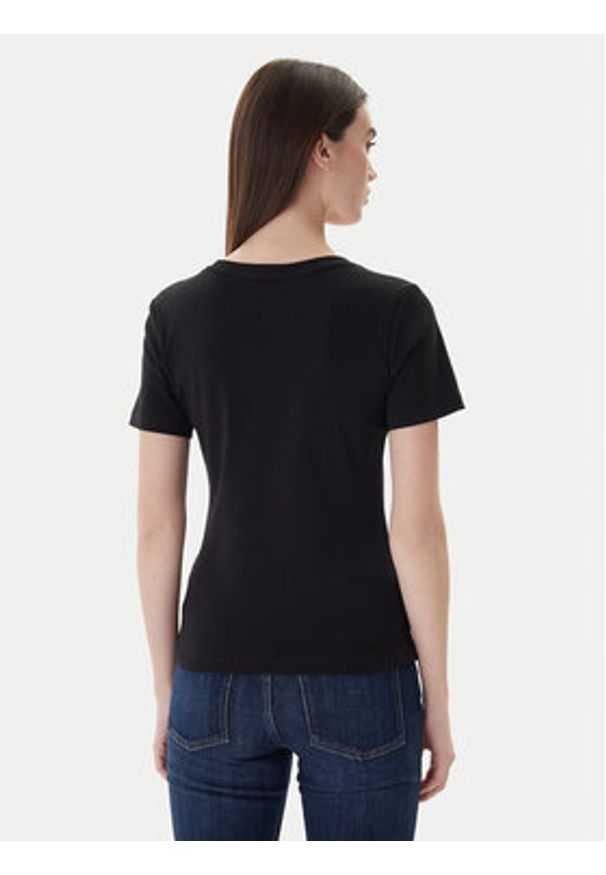 TOMMY HILFIGER - Tommy Hilfiger T-Shirt New Cody WW0WW40584 Czarny Slim Fit. Kolor: czarny. Materiał: bawełna