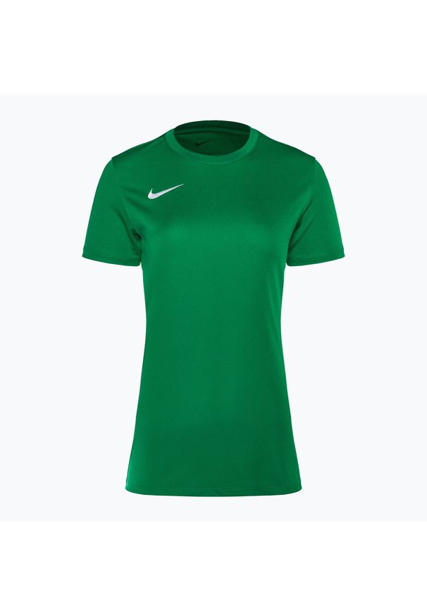 Koszulka piłkarska damska Nike Dri-FIT Park VII. Kolor: zielony. Technologia: Dri-Fit (Nike). Sport: piłka nożna