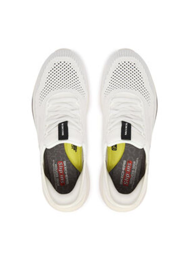skechers - Skechers Sneakersy Slade Quinto 210810/WHT Biały. Kolor: biały. Materiał: materiał
