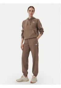 The North Face Bluza Evolution Simple Dome NF0A8CWN Brązowy jasny Regular Fit. Kolor: brązowy. Materiał: syntetyk #5