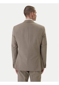 Hugo - HUGO Garnitur Henry/Getlin232X 50557616 Beżowy Slim Fit. Kolor: beżowy. Materiał: syntetyk #5