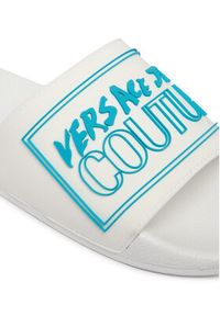 Versace Jeans Couture Klapki 80YA3SQ3 Niebieski. Kolor: niebieski. Materiał: guma #2