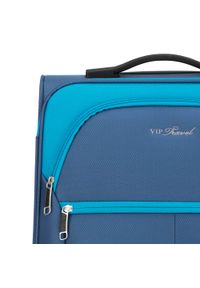 Wittchen - Duża miękka walizka dwukolorowa. Kolor: niebieski. Materiał: poliester #2