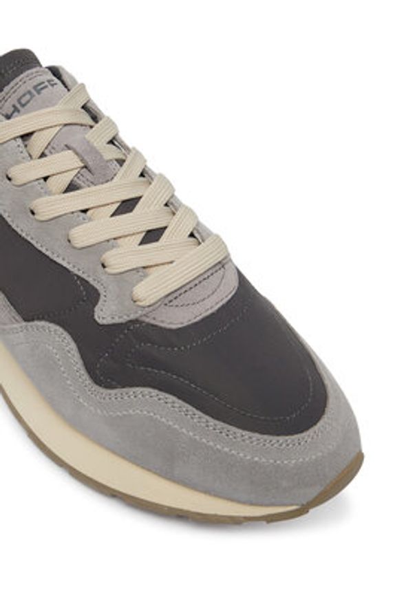 HOFF Sneakersy City 12602402 Szary. Kolor: szary. Materiał: skóra, zamsz