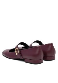 Furla Półbuty Chic Ballerina YJ70HIC X30000 AL 26700 Bordowy. Kolor: czerwony. Materiał: skóra #6