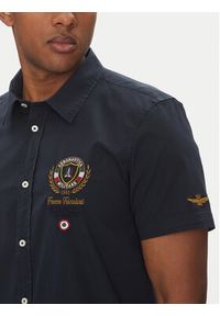 Aeronautica Militare Koszula 251CA1285CT3288 Granatowy Regular Fit. Kolor: niebieski. Materiał: bawełna #3