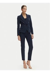 Rinascimento Spodnie materiałowe CFC0128638003 Granatowy Slim Fit. Kolor: niebieski. Materiał: syntetyk #5