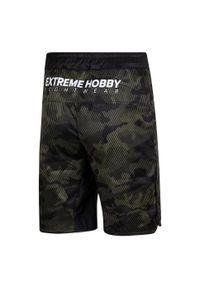 EXTREME HOBBY - Spodenki do Grapplingu MMA BJJ K1 męskie Extreme Hobby HAVOC. Kolor: zielony. Materiał: poliester