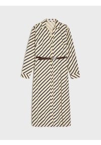Sinsay - Koszulowa sukienka z bawełną z paskiem w talii - wielobarwny. Materiał: bawełna. Typ sukienki: koszulowe #1