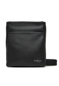 Calvin Klein Jeans Saszetka Mono Logo Flat Pack 18 LV04G3107G Czarny. Kolor: czarny. Materiał: skóra #2