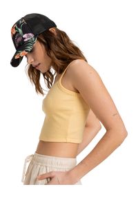 Roxy - Czapka Trucker dla Kobiety BEAUTIFUL MORNING Czarny. Kolor: czarny. Materiał: poliester, materiał