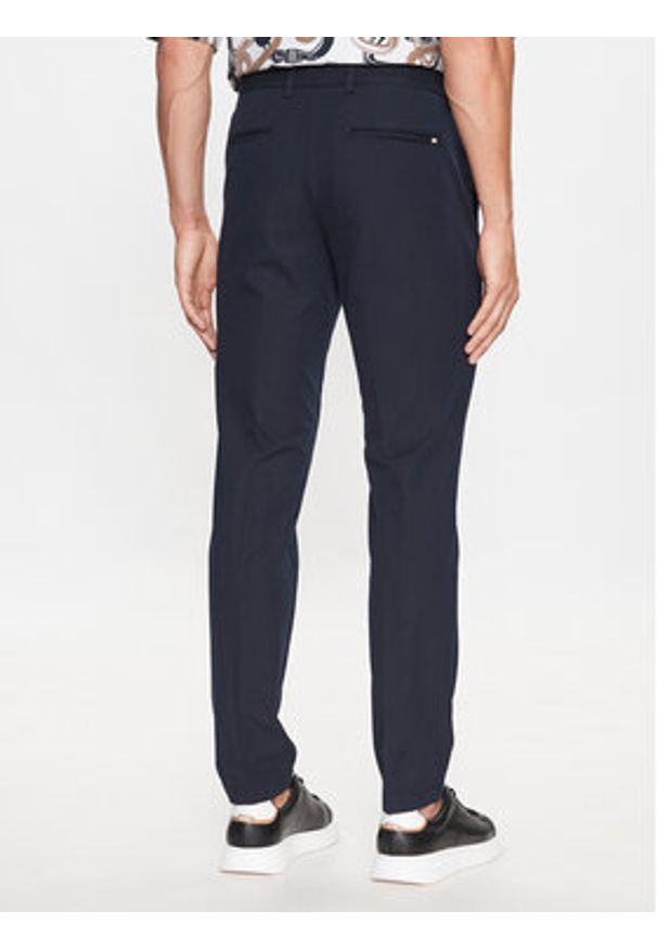 BOSS - Boss Spodnie materiałowe Kaito1_T 50487754 Granatowy Slim Fit. Kolor: niebieski. Materiał: syntetyk, bawełna