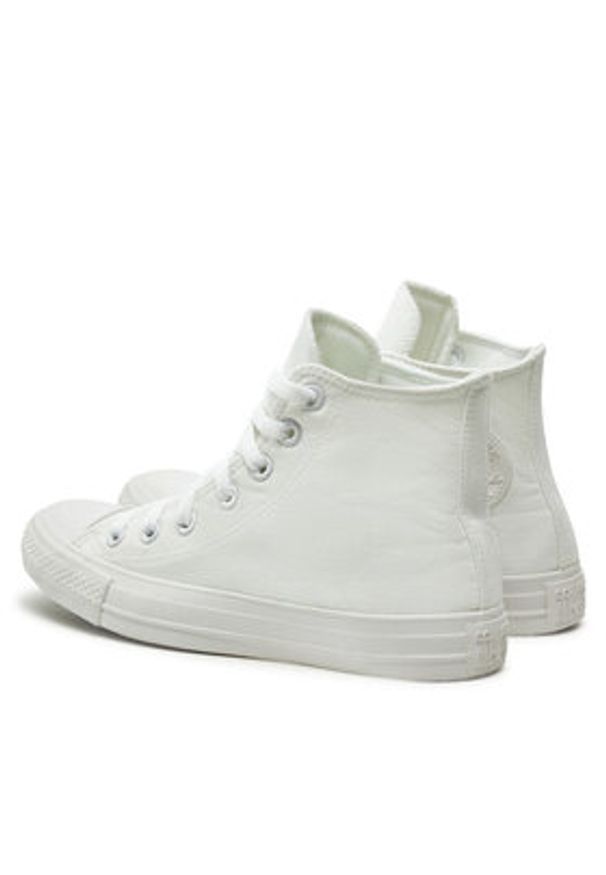 Converse Trampki Chuck Taylor All Star Classic 1U646 W Biały. Kolor: biały. Materiał: materiał