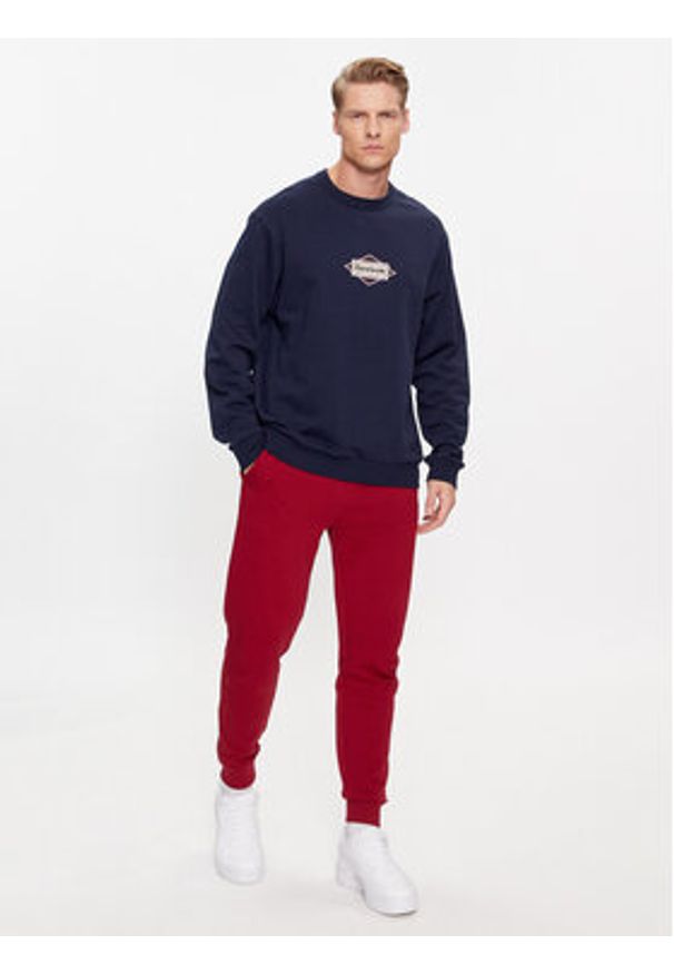 Reebok Bluza Sporting Goods IM1503 Granatowy Regular Fit. Kolor: niebieski. Materiał: bawełna