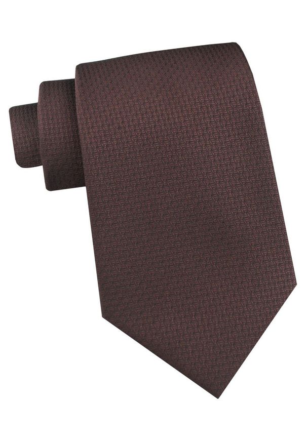Krawat Męski - Angelo di Monti - Czekoladowy Brąz. Kolor: brązowy, beżowy, wielokolorowy. Materiał: tkanina. Styl: elegancki, wizytowy