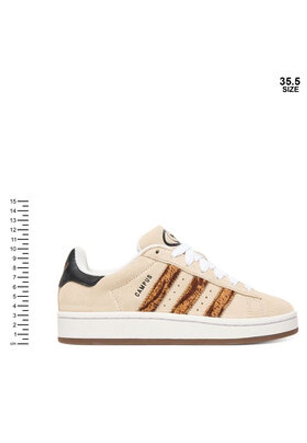 Adidas - adidas Sneakersy Campus 00S JS3863 Beżowy. Kolor: beżowy. Materiał: materiał. Model: Adidas Campus