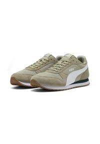 Puma - Sneakersy unisex ST MILER PUMA Lux Army White Gum Green Beige. Kolor: zielony, biały, wielokolorowy, beżowy. Materiał: guma. Szerokość cholewki: normalna. Sport: turystyka piesza