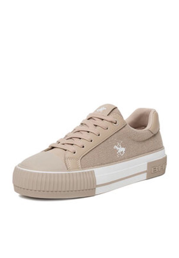 Beverly Hills Polo Club Trampki CEO-BHPC064W Beżowy. Kolor: beżowy. Materiał: materiał