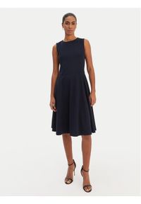 Lauren Ralph Lauren - LAUREN RALPH LAUREN Sukienka koktajlowa 200980935003 Granatowy Slim Fit. Kolor: niebieski. Materiał: wiskoza. Styl: wizytowy #1