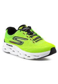 skechers - Buty do biegania męskie Skechers Go Run Swirl Tech. Zapięcie: sznurówki. Kolor: żółty. Materiał: materiał, syntetyk, tkanina. Szerokość cholewki: normalna. Sport: bieganie