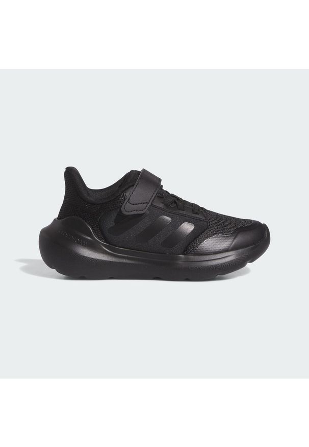 Adidas - Dziecięce buty Tensaur Run 2.0. Okazja: na uczelnię, na co dzień. Kolor: czarny. Materiał: materiał. Sport: bieganie
