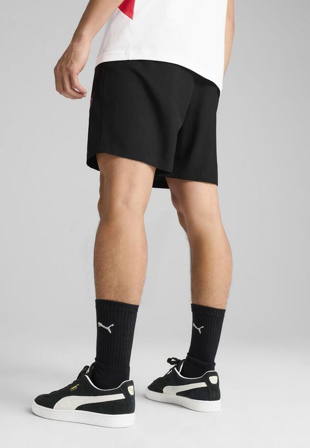 Puma - Szorty Milan AC Archive 2024/25. Kolor: czerwony, czarny, wielokolorowy