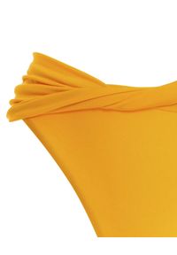AGUA BENDITA - Dół od bikini Arabella Lily. Stan: podwyższony. Kolor: żółty. Materiał: materiał. Wzór: aplikacja #3