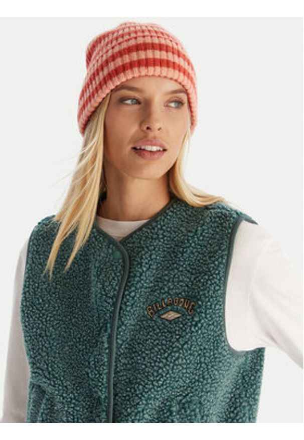 Billabong Bezrękawnik Be Happy Vest EBJPF00118 Zielony Regular Fit. Kolor: zielony. Materiał: syntetyk. Długość rękawa: bez rękawów